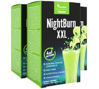 Sensilab Slimmium NightBurn XXL - Te Verde, Achicoria, Colina, Algarrobo, Melissa, Vitamina C y Vitamina B6 - Termogenico Alto en Fibra - Ayuno Intermitente - 30 Sobres para 30 Días