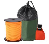 SENSILIN Arborist - Kit de cuerda de tiro arborista, kit de peso y línea de tiro de arborista, cuerda 100% poliéster ultra lisa de 164 pies y bolsa de tiro de 14 onzas, equipo de arborista adecuado