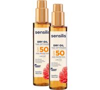 Sensilis Aceite Seco Optimizador del Bronceado SPF50 2x150 ml