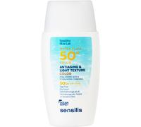 Sensilis Fluido de agua 50+ antienvejecimiento y textura ligera 40mL Tinted SPF50+