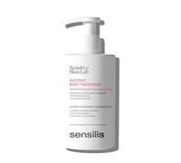 Sensilis - Glycolic Body Treatment, Loción Corporal, con Ácido Glicólico, Ácido Láctico, Ácido Málico y Manteca de Karité, Suaviza, Hidrata, Mejora y Aclara, Apto para Pieles Sensibles - 200 ml
