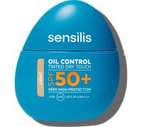 Sensilis Crema solar de tacto seco Oil Control SPF50 40mL Light Tinted SPF50+