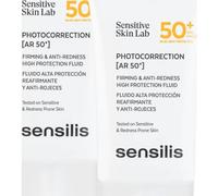Sensilis Photocorrection [AR 50+] Fluido Reafirmante Anti-Rojeces SPF50+ 2x40 ml