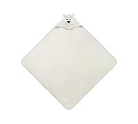 Sensillo - Albornoz Bebé - Toalla con Capucha para Niños - Albornoz - Accessoires Bebe Naissance - 100x100 - Osito de Peluche - Gris