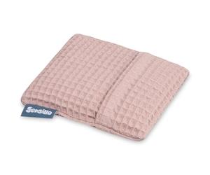 Sensillo - Almohadilla térmica - Bolsa térmica Wafel - Almohadilla de semillas de cereza para un alivio relajante con calor o frío, comodidad para niños y madres lactantes - 15 x 22 cm Rosa retro