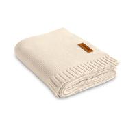 SENSILLO - Baby Nest 100x80cm, Manta Equipamiento Infantil para bebés, Idea Regalo bebé, Confort y Seguridad Desde los Primeros días de Vida - 50% Viscosa de bambú, 50% algodón - Capuchino