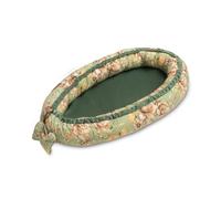 SENSILLO Cuna para Recién Nacidos Cocoon - Confort y seguridad desde los primeros días de vida - Protege al bebé - Cuna de viaje de terciopelo para bebés - 80x45cm, Plaza Verde