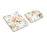 SENSILLO - Juego de Cama Infantil 100% algodón, sábanas para Todo el año - Transpirable, Seguro para la Piel Sensible de los niños - Ropa de Cama 100x135, Almohada 40x60 - Peonía