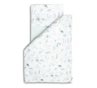 SENSILLO - Juego de Cama Infantil Sábanas de Terciopelo, para Todas Las Estaciones Transpirable - Ropa de Cama 100x135, Almohada 40x60, sábana con Banda elástica 120x60 - Mundo Submarino