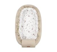SENSILLO - Nido para Bebé - Cuna Nido para Bebé - Cocoon de Algodón con Colchón Reversible, Cordón Ajustable y Detalles de Corazones, para Casa y Viajes, Ajustable, Suave y Cómodo - Bosque