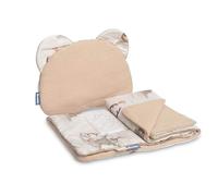 SENSILLO - Ropa de Cama para Cochecito, Silla de bebé de Muselina Juego de Cochecito de bebé, Comodidad y Calidez, Muy Resistente, Resistente a la abrasión, para Cochecito y Cuna - Marrón