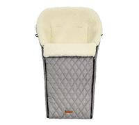 SENSILLO - Saco Acolchado para Silla de Paseo, Forro de Lana - Protección y Comodidad para los días fríos - Protección contra el frío de 3 Capas - Uso Universal - Gris