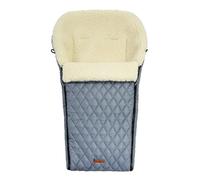 SENSILLO - Saco Acolchado para Silla de Paseo, Forro de Lana - Protección y Comodidad para los días fríos - Protección contra el frío de 3 Capas - Uso Universal - Grafito