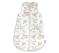 SENSILLO Saco de Dormir 0-9 Meses - Saco de Dormir para Bebé - Saco de Dormir para Bebé - Calor y Seguridad Desde los Primeros días - Alto Aislamiento Térmico - Talla S - 45x70 - Gris Ciervo