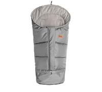 SENSILLO - Saco de Invierno para Silla de Paseo - Saco para Silla de Paseo y Trineo - Cierre de Cremallera, Tejido Exterior no Tejido e hidrófugo - Longitud Ajustable 100-80cm - Gris