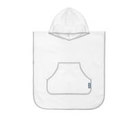 SENSILLO - Toalla bebé con Capucha 55x60cm, Suave y Absorbente Albornoz bebé con Gran Capucha, 100% algodón, Absorbe la Humedad, Talla Universal, Diseño Blanco