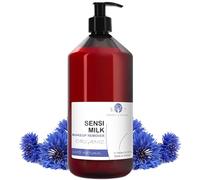 SensiMilk- Leche Micelar Natural con Ceramidas, Limpieza Profunda y Suave, Desmaquillante 3en1, Maquillaje Resistente, Limpia, Purifica, Hidrata, Piel Sensible 1000 ml