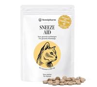Sensipharm Sneeze Aid Kat - Suplemento dietético para la enfermedad del estornudo y los estornudos - 90 comprimidos de 250 mg