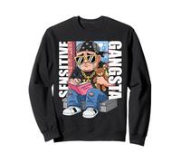 Sensitive Gangsta Urban Art Graphic Sudadera