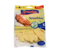 Spontex - Guantes sedosos, de seda efecto sobre la piel, sin forro, tamaño S