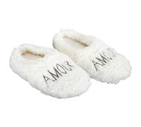 Sensly Par Zapatillas Sherpa Pour Elle - Amour - Poliéster - Talla 36-41