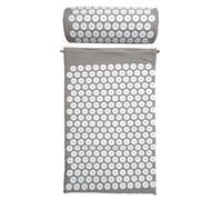 SENSLY - SB84227 Tapis de Acupresión con Funda de Transporte - 300 Puntos de Estimulación - Diseñado para Relajación y Bienestar - Dimensiones 68 x 42 cm - Color Gris