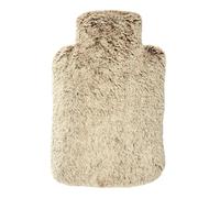 SENSLY - SB84246 Bolsa de Agua Caliente para Microondas - Rellena de Bolas de Cerámica - Pelaje Suave - Diseñada para Calor Duradero y Alivio Muscular - Color Gris Topo