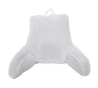 SENSLY - TX9127 Cojín de Lectura Lumbar con Reposacabezas y Reposabrazos - Funda Desmontable Lavable - Diseñado para Sofá, Cama o Suelo - Dimensiones 86 x 45 cm - Color Gris