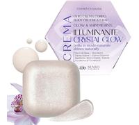 Senso Naturale Aceite Corporal Iluminador Crystal Glow Crema Hidratante Corporal con Brillo Shimmer Bronceadora Nutritivo Perfumado Orquídea Salvaje Vitamina E y Manteca de Karité, 100% Natural Vegano