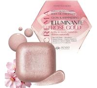 Senso Naturale Aceite Corporal Iluminador Rose Gold Crema Hidratante Corporal con Brillo Shimmer Bronceadora Hidratante y Flor de Cerezo Perfumada Vitamina E y Manteca de Karité, 100% Natural y Vegano