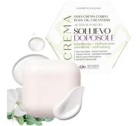 SENSO NATURALE Aceite Corporal Sólido After Sun ALIVIO - crema hidratante y nutritiva - Karité, Murumuru, Eucalipto - Vegano Concentrado - Equivalente a 500 ml líquidos