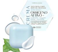 SENSO NATURALE Aceite Corporal Sólido OXÍGENO ACTIVO - Crema perfumada reafirmante y tonificante, drenante, suavizante y reafirmante, anticelulítica para la piel - Vegano - Equivalente a 500 ml