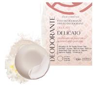Senso Naturale Desodorante Sólido Delicado 100% Natural Orgánico, Perfume Puro de Talco con Extracto de Té Verde, Reduce la Formación de Moléculas Malolientes, Protege, Hidrata, Calma
