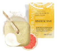 Senso Naturale Espuma de Ducha Argillosa Refrescante Sólida con Arcilla Amarilla, Aceites Esenciales de Limón y Pomelo, Equivalente a 750 ml de Líquido, Natural y Ecológica