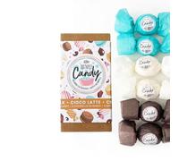 Senso Naturale Kit 6 Bombas de Baño Perfumadas, Acción Calmante y Purificante, Enriquecido con Manteca de Karité, Cacao y Aceite de Coco, 100% Natural, Orgánico, Vegano (Kit Cioco-Latte)
