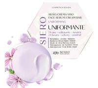 Senso Naturale Suero Facial Sólido Uniformizante 24 Horas, Crema Facial Matificante con Vitamina E, Mascarilla Facial Tonificante Noche, Base de Maquillaje, 100% Natural y Vegano