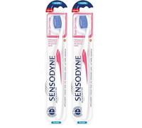 Sensodyne Brosse à dents Soin Gencives, Souple, Pour Les Dents Sensibles Sans Endommager Les Gencives, Couleur Aléatoire (Paquete de 2)