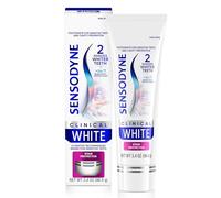 Sensodyne Clinical White - Pasta de dientes blanqueadora clínicamente probada para dientes sensibles, antimanchas, 100 ml