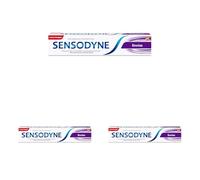 Sensodyne Encías Pasta de Dientes Con Flúor, Alivio Para Dientes Sensibles, Protección Duradera Frente a la Sensibilidad Dental, 75 ml (Paquete de 3)