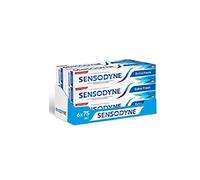 Sensodyne Extra Fresh, Pasta de Dientes, Alivio Para Dientes Sensibles, Sabor Fresco, Pack 6x75ml