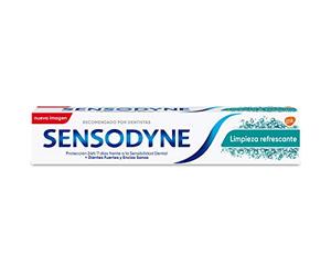 Sensodyne Limpieza Refrescante Pasta de Dientes, Alivio Para Dientes Sensibles, Protección Duradera Frente a la Sensibilidad Dental, 75 ml