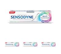 Sensodyne Pasta de Dientes Multiprotección Blanqueante, Protección Frente a la Sensibilidad Dental + Cuidado Diario, 75 ml (Paquete de 4)