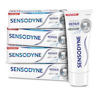 Sensodyne Repair & Protect Whitening, Dentífrico para dientes sensibles, uso diario, paquete de 4 x 75 ml