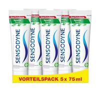 Sensodyne Sensitiv Fluoruro - Pasta de dientes diaria para protección contra caries, para dientes sensibles al dolor, 75 ml