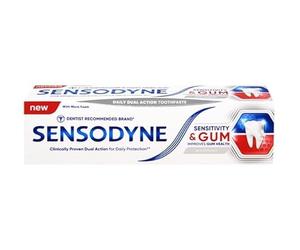 Sensodyne Sensitivity & Gum Whitening Toothpaste for Tooth and Gum Protection Gently whitens Sensitive Teeth 75 ml Pack of 4