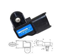 Sensor 3 Boost Bar original MAP Sensor for Opel Vauxhall Astra G H Signum Vectra C Zafira 1.3 1.9 CDTI 73503657 0281002845 0281002437