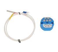 Akozon Sensor 4-20ma 50~400 Grados PT100 Transmisor de Temperatura DC24V Salida 0-10V Sensor