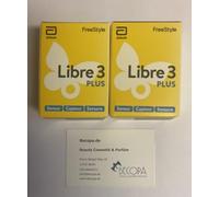 Sensor Abbott FreeStyle Libre 3 Plus, sistema de control de glucosa, 15 días de uso, paquete de 3 unidades