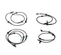 Sensor ABS Sensor de velocidad de rueda AM-ABS delantero y trasero compatible con Nissan 2007-2012 47911-ET000, 47910-ET000, 47900-ET000, 47901-ET000 Sensores de velocidad