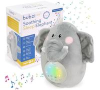 Sensor Activado por el llanto del Bebé Peluche para Bebé Elefante Máquina de Ruido Blanco Luz quitamiedos Infantil Regalo para Niña y Niño Calmante del Sueño Regalo para Recién Nacido